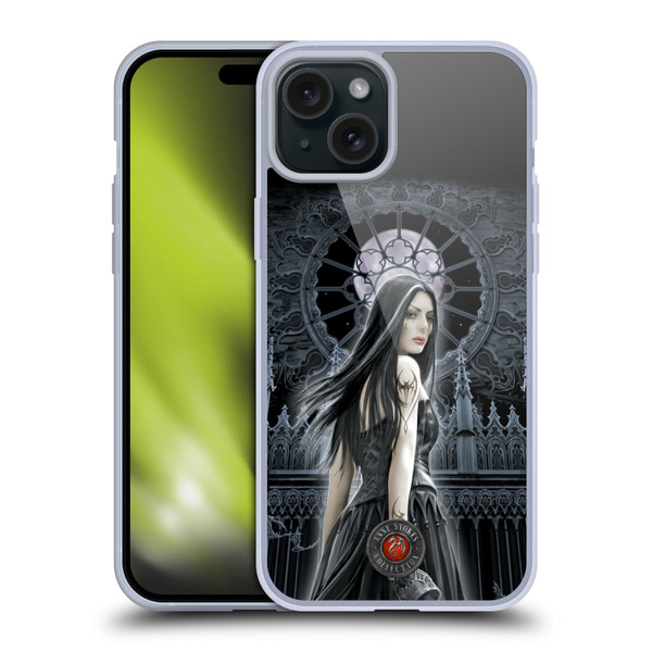 Anne Stokes Gothic Siren Soft Gel Case for Apple iPhone 15 Plus