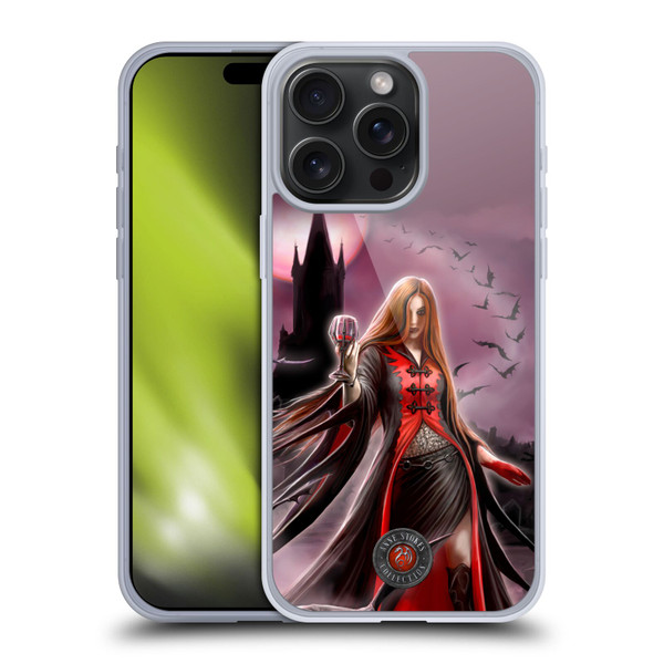 Anne Stokes Gothic Blood Moon Soft Gel Case for Apple iPhone 15 Pro Max
