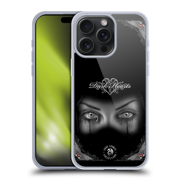 Anne Stokes Gothic Sad Eyes Soft Gel Case for Apple iPhone 15 Pro Max