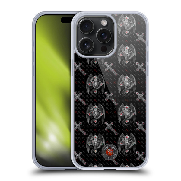 Anne Stokes Gothic Prayer Pillow Pattern Soft Gel Case for Apple iPhone 15 Pro Max