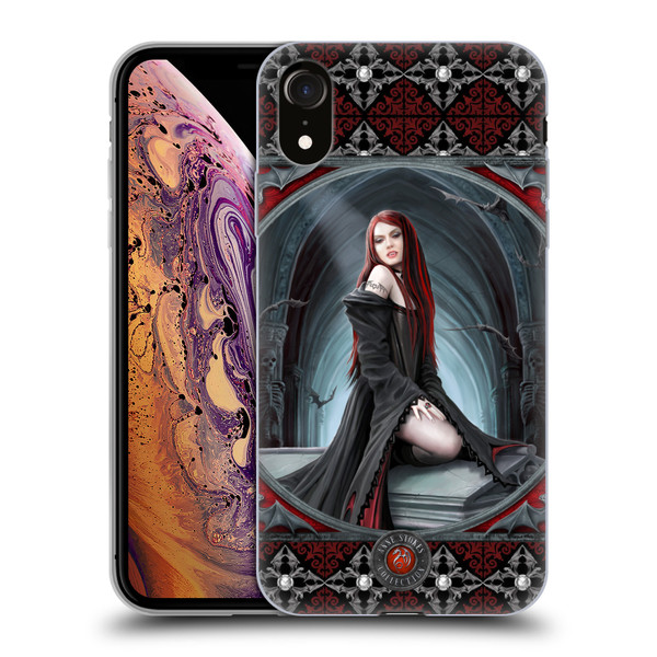 Anne Stokes Gothic Await The Night Soft Gel Case for Apple iPhone XR