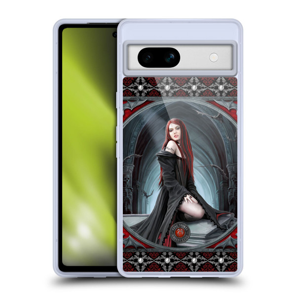 Anne Stokes Gothic Await The Night Soft Gel Case for Google Pixel 7a