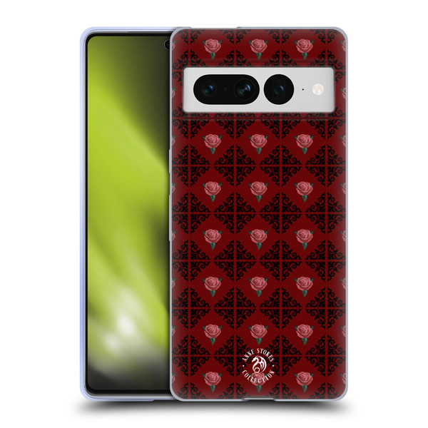 Anne Stokes Gothic Logo Pattern Soft Gel Case for Google Pixel 7 Pro