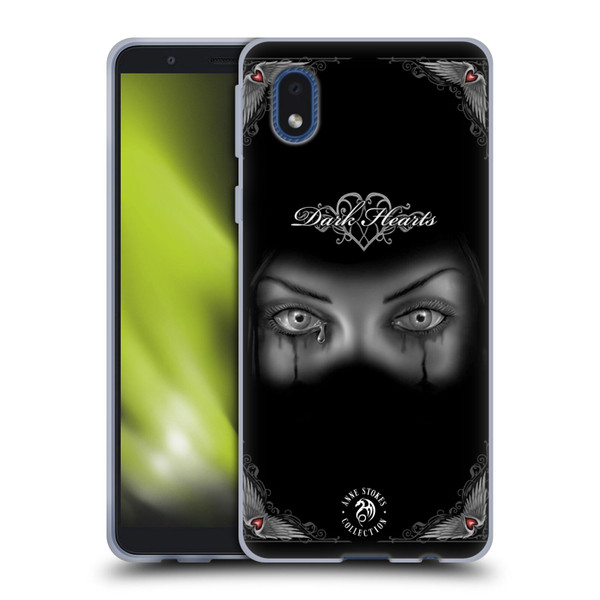 Anne Stokes Gothic Sad Eyes Soft Gel Case for Samsung Galaxy A01 Core (2020)