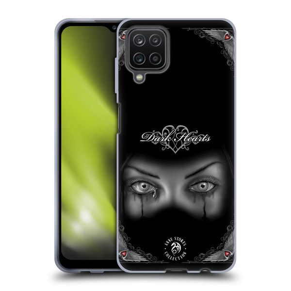 Anne Stokes Gothic Sad Eyes Soft Gel Case for Samsung Galaxy A12 (2020)