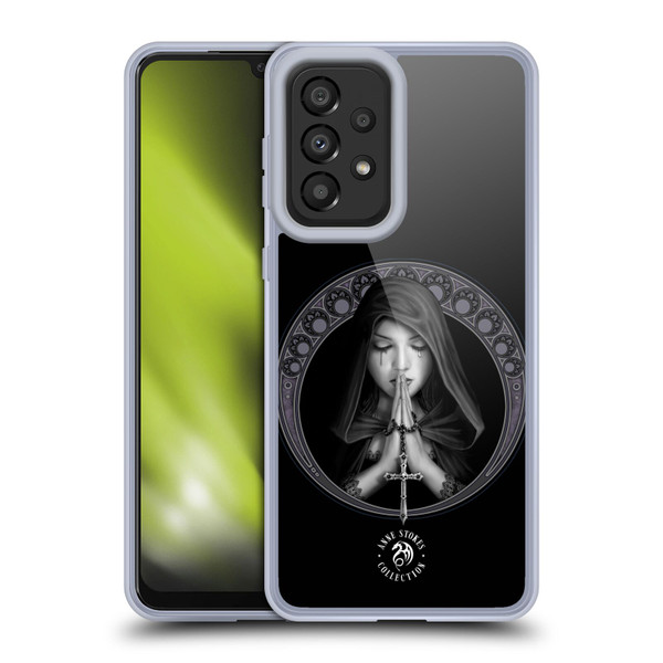 Anne Stokes Gothic Dark Prayer Art Nouveau Soft Gel Case for Samsung Galaxy A33 5G (2022)