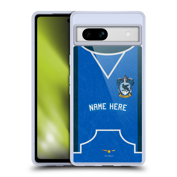 Custom Customised Personalised Harry Potter Deathly Hallows XL Ravenclaw Soft Gel Case for Google Pixel 7a