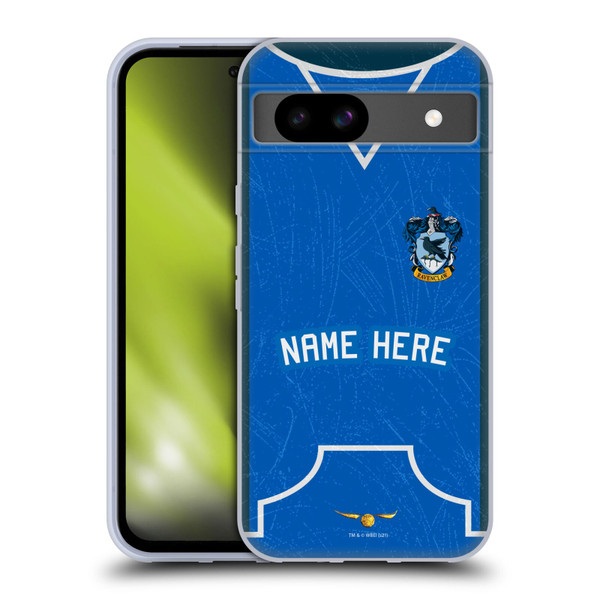 Custom Customised Personalised Harry Potter Deathly Hallows XL Ravenclaw Soft Gel Case for Google Pixel 8a