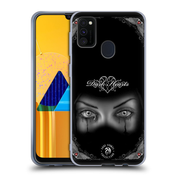 Anne Stokes Gothic Sad Eyes Soft Gel Case for Samsung Galaxy M30s (2019)/M21 (2020)
