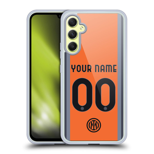 Custom Customised Personalised Inter Milan 2023/24 Kit Third Soft Gel Case for Samsung Galaxy A34 5G