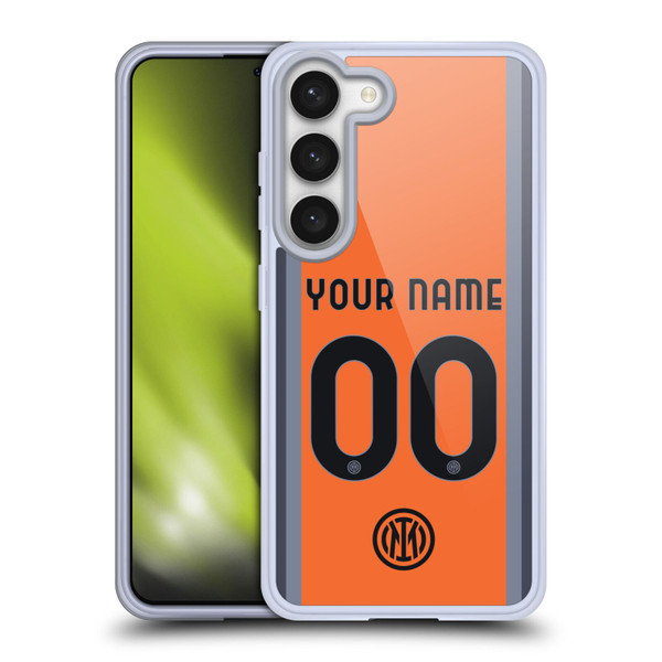 Custom Customised Personalised Inter Milan 2023/24 Kit Third Soft Gel Case for Samsung Galaxy S23 5G