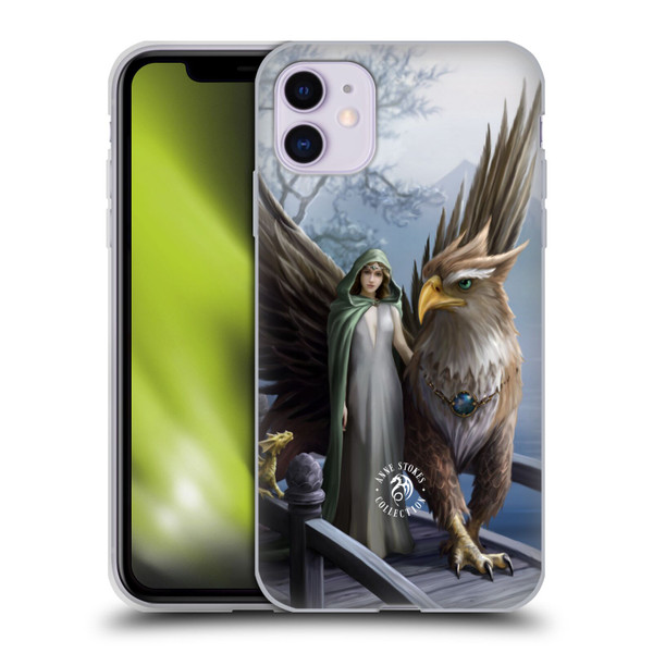 Anne Stokes Mythical Creatures Realm of Tranquility Soft Gel Case for Apple iPhone 11