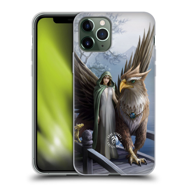 Anne Stokes Mythical Creatures Realm of Tranquility Soft Gel Case for Apple iPhone 11 Pro