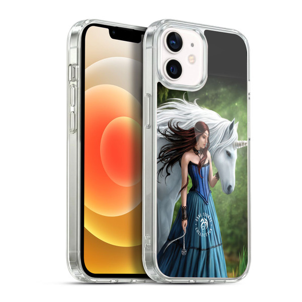 Anne Stokes Mythical Creatures Enchanted Fool Soft Gel Case for Apple iPhone 12 / iPhone 12 Pro & MagSafe