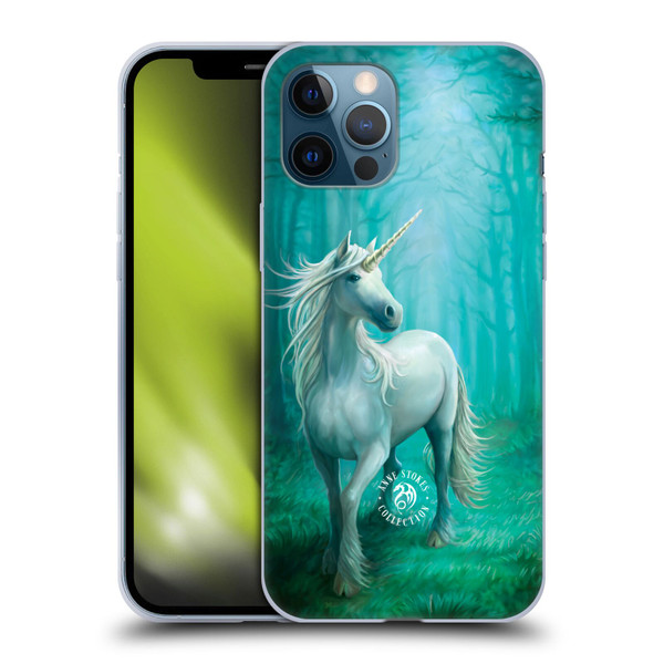 Anne Stokes Mythical Creatures Forest Unicorn Soft Gel Case for Apple iPhone 12 Pro Max