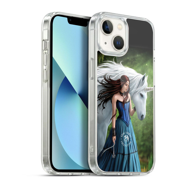 Anne Stokes Mythical Creatures Enchanted Fool Soft Gel Case for Apple iPhone 13