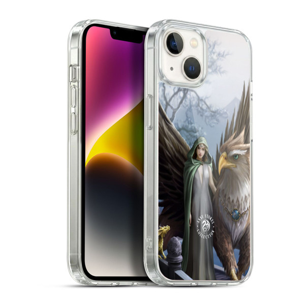 Anne Stokes Mythical Creatures Realm of Tranquility Soft Gel Case for Apple iPhone 14 Plus & MagSafe