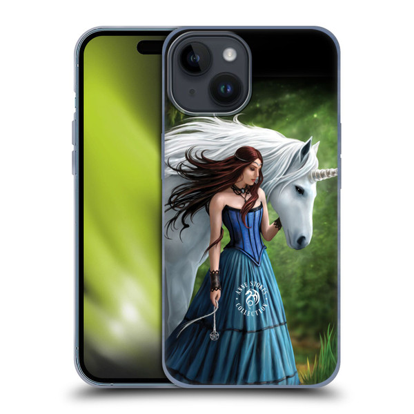 Anne Stokes Mythical Creatures Enchanted Fool Soft Gel Case for Apple iPhone 15