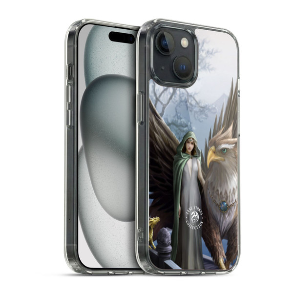 Anne Stokes Mythical Creatures Realm of Tranquility Soft Gel Case for Apple iPhone 15 & MagSafe