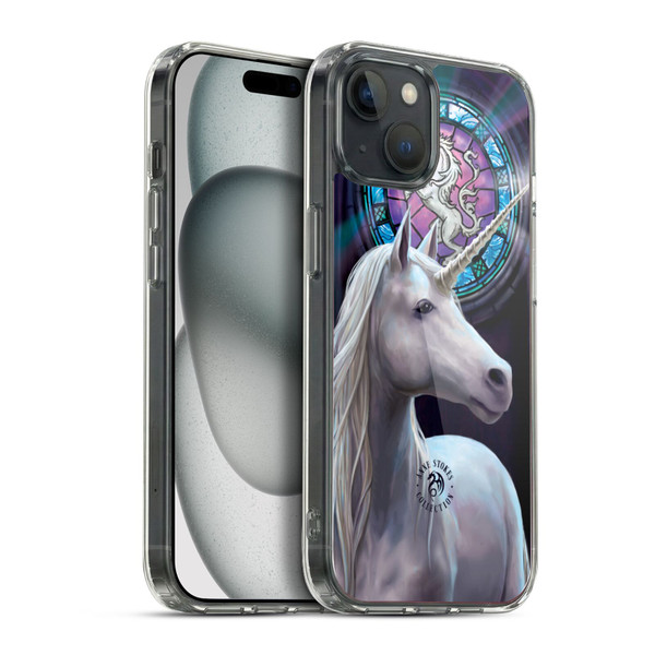 Anne Stokes Mythical Creatures Enlightenment Soft Gel Case for Apple iPhone 15 Plus & MagSafe