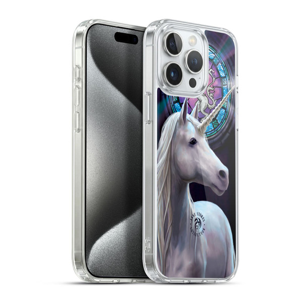 Anne Stokes Mythical Creatures Enlightenment Soft Gel Case for Apple iPhone 15 Pro Max & MagSafe