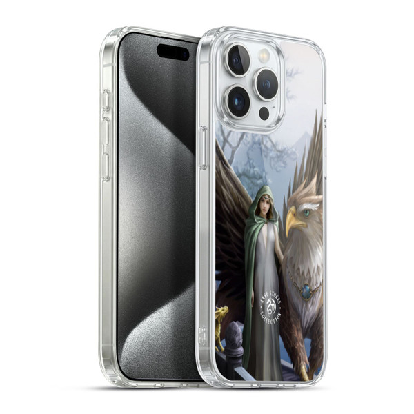 Anne Stokes Mythical Creatures Realm of Tranquility Soft Gel Case for Apple iPhone 15 Pro Max & MagSafe