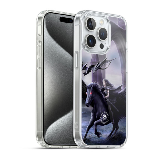 Anne Stokes Mythical Creatures Real of Darkness Soft Gel Case for Apple iPhone 15 Pro & MagSafe