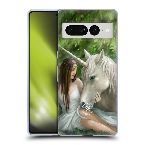 Anne Stokes Mythical Creatures Pure Heart Soft Gel Case for Google Pixel 7 Pro