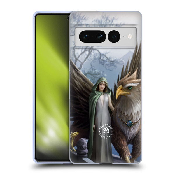 Anne Stokes Mythical Creatures Realm of Tranquility Soft Gel Case for Google Pixel 7 Pro
