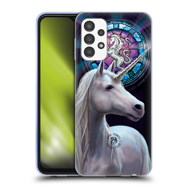 Anne Stokes Mythical Creatures Enlightenment Soft Gel Case for Samsung Galaxy A13 (2022)