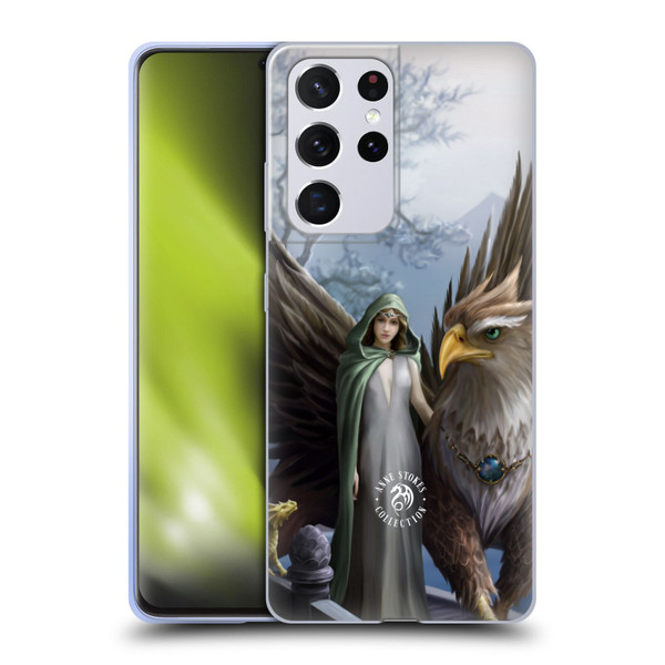 Anne Stokes Mythical Creatures Realm of Tranquility Soft Gel Case for Samsung Galaxy S21 Ultra 5G