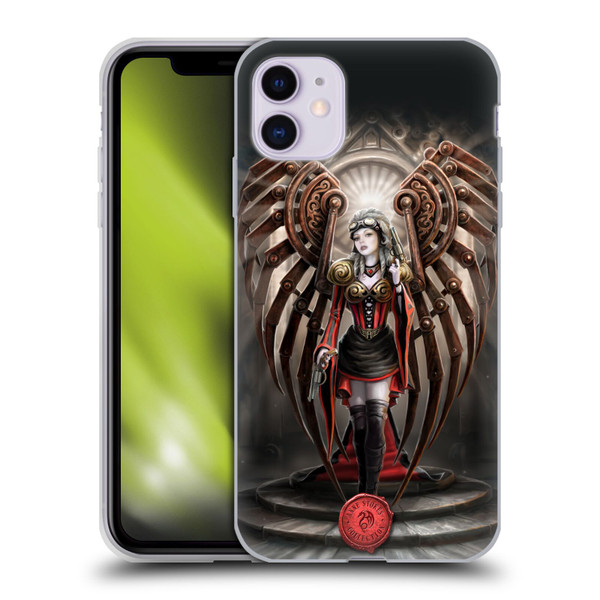 Anne Stokes Steampunk Avenger Soft Gel Case for Apple iPhone 11