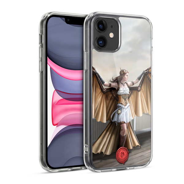 Anne Stokes Steampunk Aviator Soft Gel Case for Apple iPhone 11