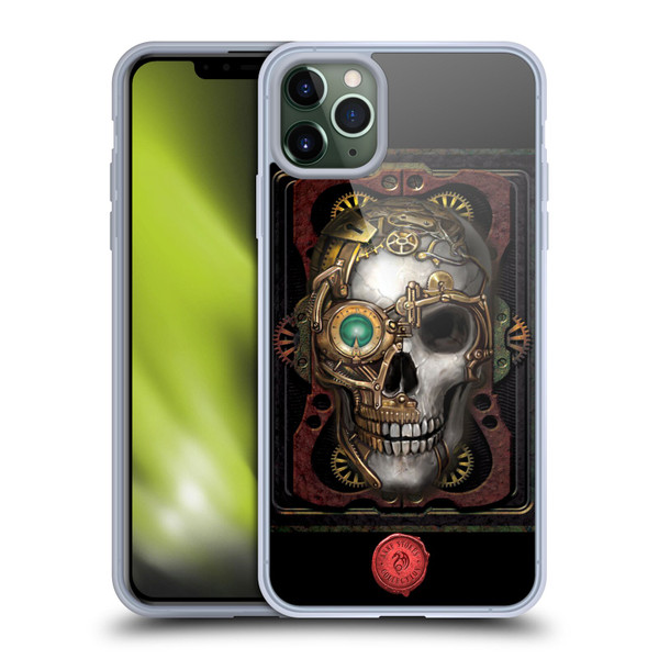 Anne Stokes Steampunk Skull Soft Gel Case for Apple iPhone 11 Pro Max