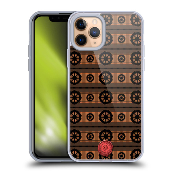 Anne Stokes Steampunk Cogs Soft Gel Case for Apple iPhone 11 Pro