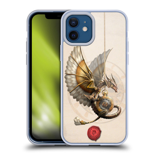 Anne Stokes Steampunk Clockwork Dragon Soft Gel Case for Apple iPhone 12 / iPhone 12 Pro