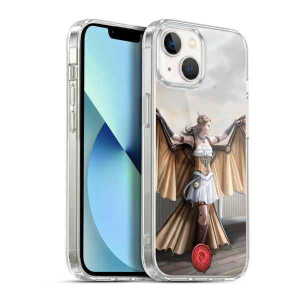 Anne Stokes Steampunk Aviator Soft Gel Case for Apple iPhone 13