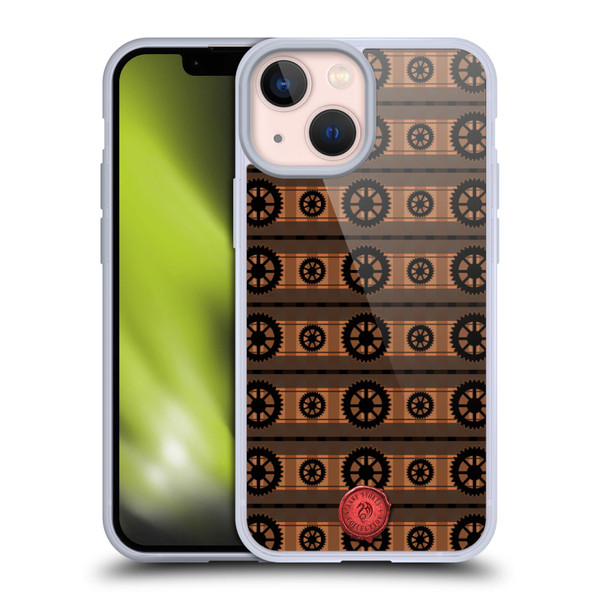 Anne Stokes Steampunk Cogs Soft Gel Case for Apple iPhone 13 Mini