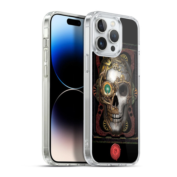 Anne Stokes Steampunk Skull Soft Gel Case for Apple iPhone 13 Pro Max & MagSafe