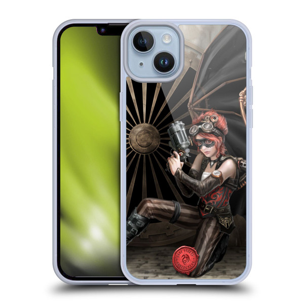 Anne Stokes Steampunk Assassin Soft Gel Case for Apple iPhone 14 Plus