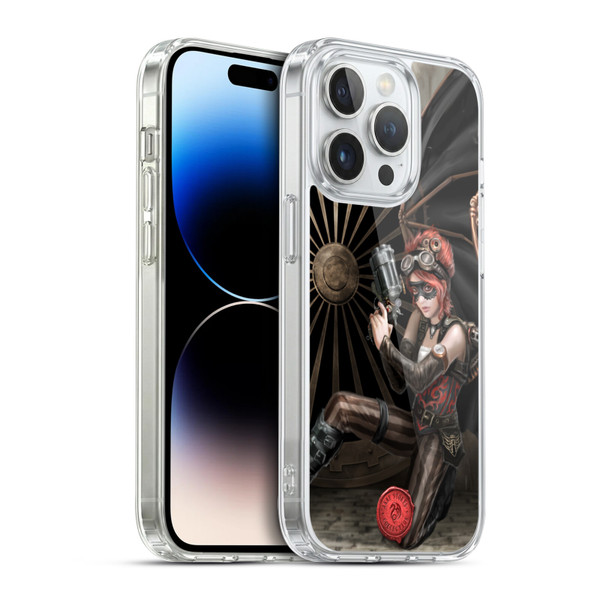 Anne Stokes Steampunk Assassin Soft Gel Case for Apple iPhone 14 Pro & MagSafe