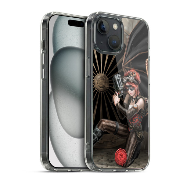 Anne Stokes Steampunk Assassin Soft Gel Case for Apple iPhone 15 & MagSafe