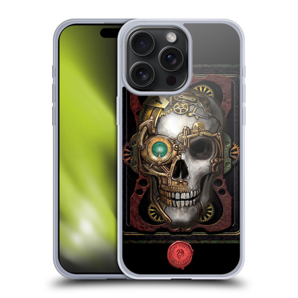 Anne Stokes Steampunk Skull Soft Gel Case for Apple iPhone 15 Pro Max