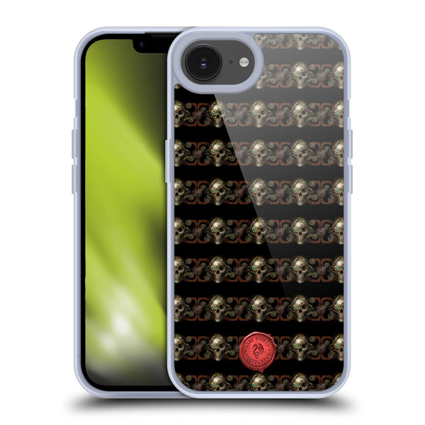 Anne Stokes Steampunk Skull Pattern Soft Gel Case for Apple iPhone 16e