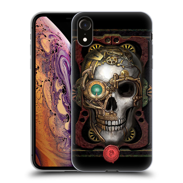 Anne Stokes Steampunk Skull Soft Gel Case for Apple iPhone XR