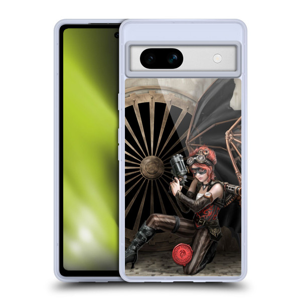 Anne Stokes Steampunk Assassin Soft Gel Case for Google Pixel 7a