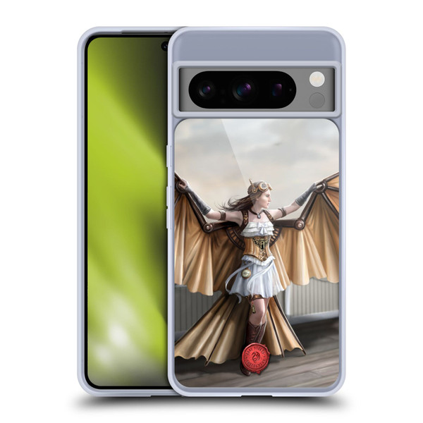 Anne Stokes Steampunk Aviator Soft Gel Case for Google Pixel 8 Pro