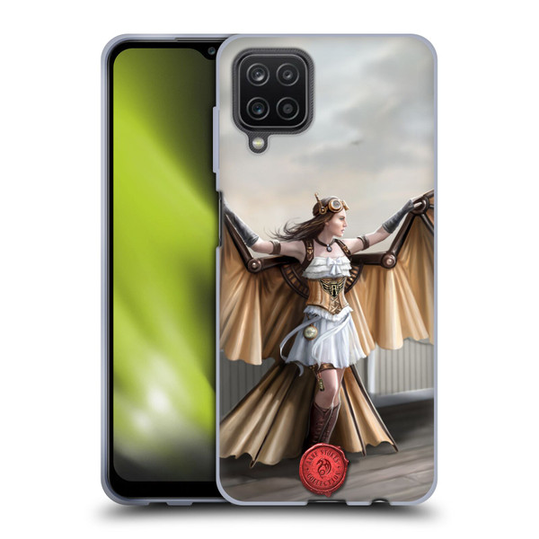 Anne Stokes Steampunk Aviator Soft Gel Case for Samsung Galaxy A12 (2020)