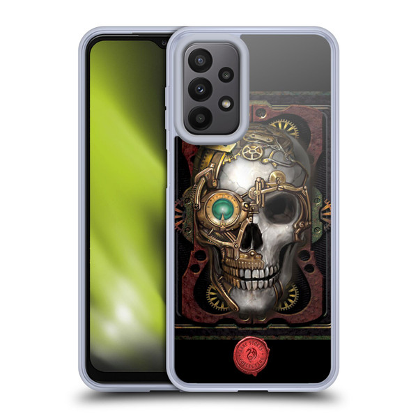 Anne Stokes Steampunk Skull Soft Gel Case for Samsung Galaxy A23 / 5G (2022)