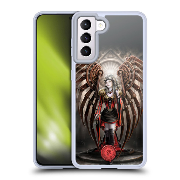 Anne Stokes Steampunk Avenger Soft Gel Case for Samsung Galaxy S21 5G